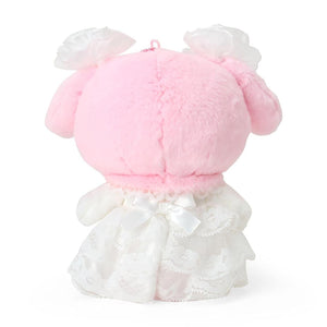 My Melody White Plush Mascot Keychain (Lady My Melody Series) Accessory Japan Original