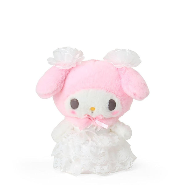 My Melody White Plush Mascot Keychain (Lady My Melody Series)