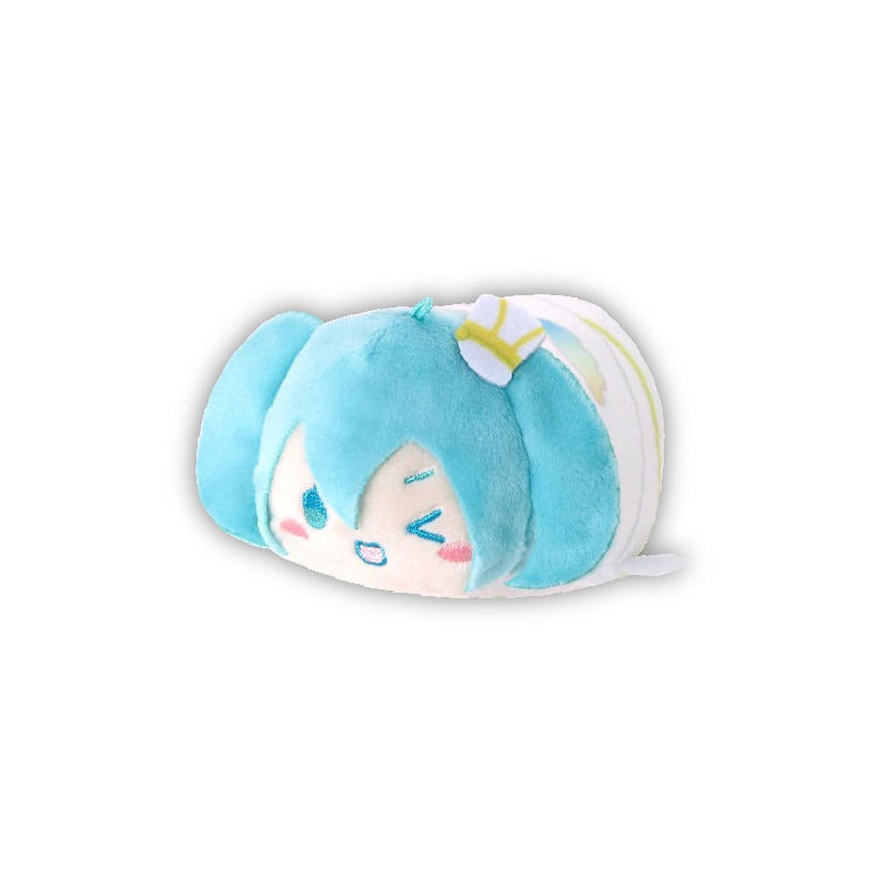 Hatsune Miku x Cinnamoroll Potekoro Mini Plush Mascot Clip Blind Box Accessory Maxlimited Inc