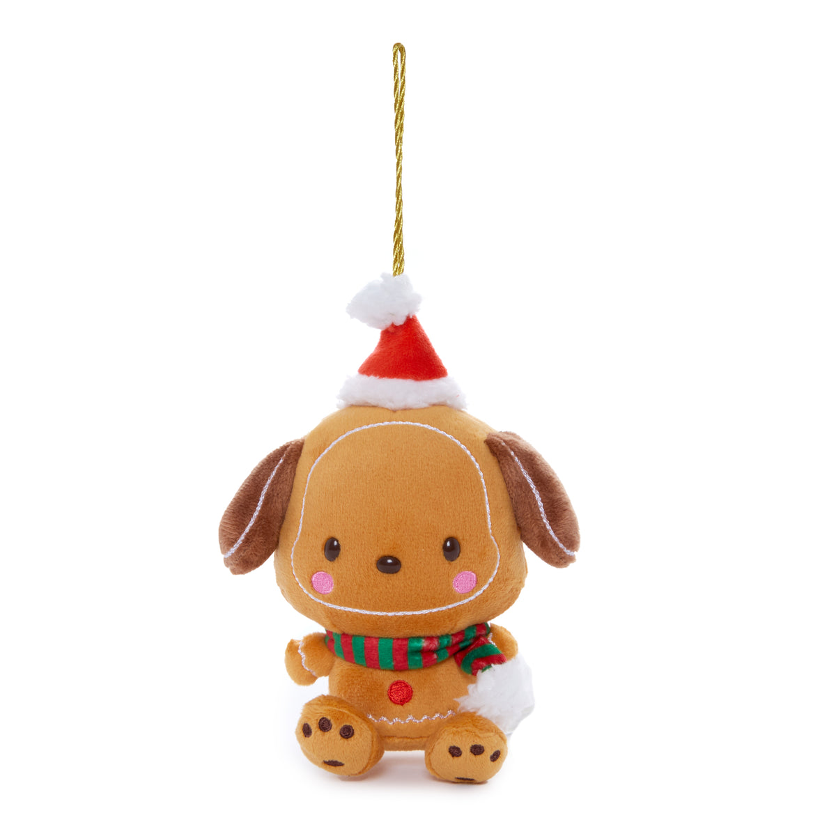 Pochacco Plush Ornament (Holiday Gingerbread Friends) Plush NAKAJIMA CORPORATION