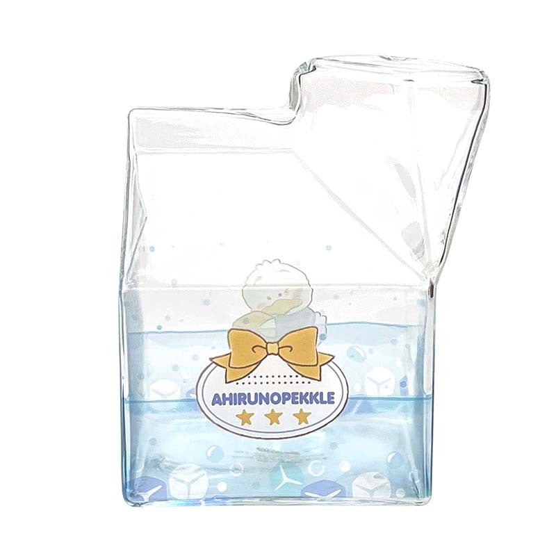 Pekkle Kawaii Glass Milk Carton Cup Home Goods Global Original   