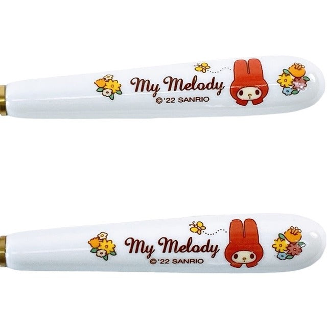 My Melody Spoon &amp; Fork Set (Red Classic Gingham Series) Home Goods Global Original   