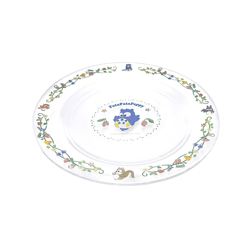 PataPataPeppy Glass Saucer Plate Home Goods Global Original   