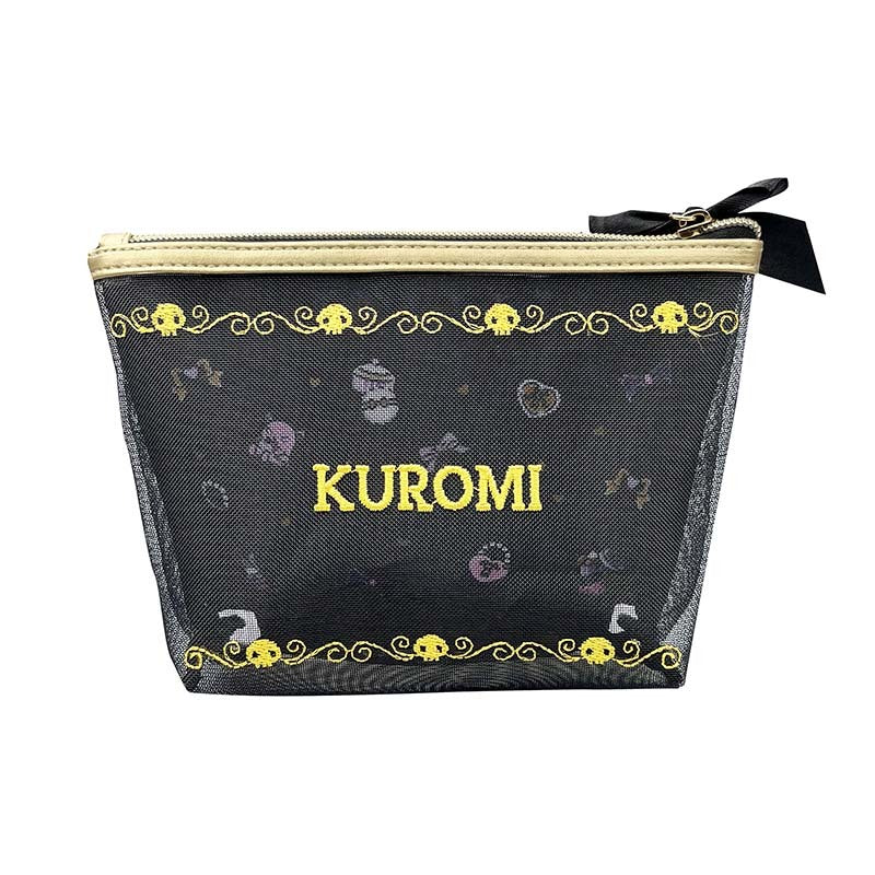 Kuromi Mesh Zipper Pouch (Fancy Ribbons Series) Bags Global Original   