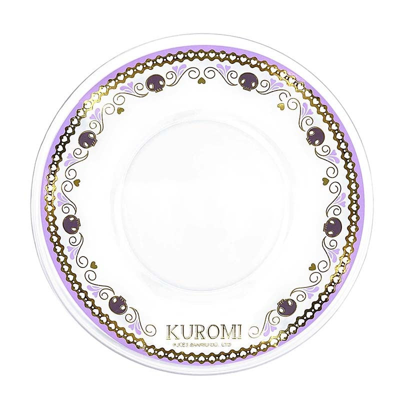 Kuromi Glass Cup and Saucer Set (Fancy Ribbons Series) Home Goods Global Original   