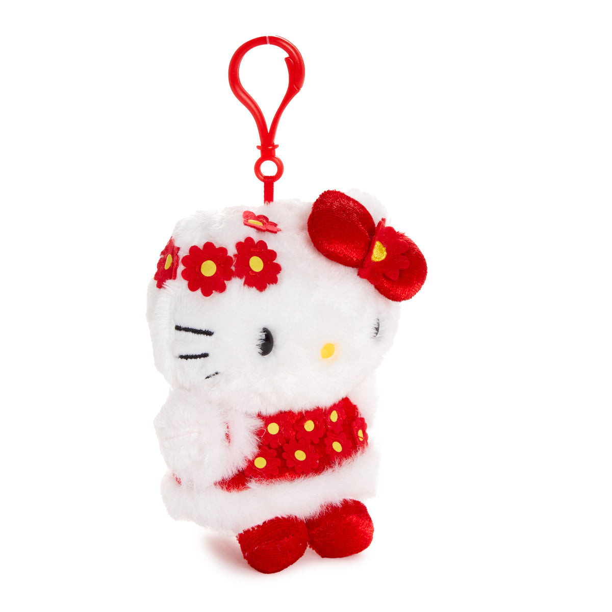 Hello Kitty Plush Mascot Clip (Floral LNY Series) Accessory NAKAJIMA CORPORATION