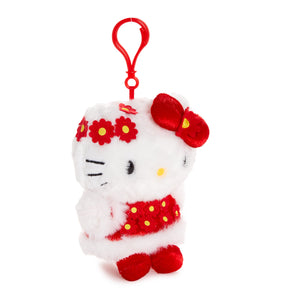 Hello Kitty Plush Mascot Clip (Floral LNY Series) Accessory NAKAJIMA CORPORATION