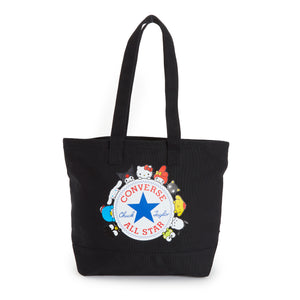 DROPS 4/15-4/20 - Converse x Hello Kitty and Friends Canvas Tote Bag (Black) Bags HADDAD