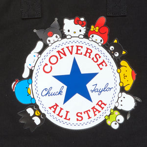 DROPS 4/15-4/20 - Converse x Hello Kitty and Friends Canvas Tote Bag (Black) Bags HADDAD