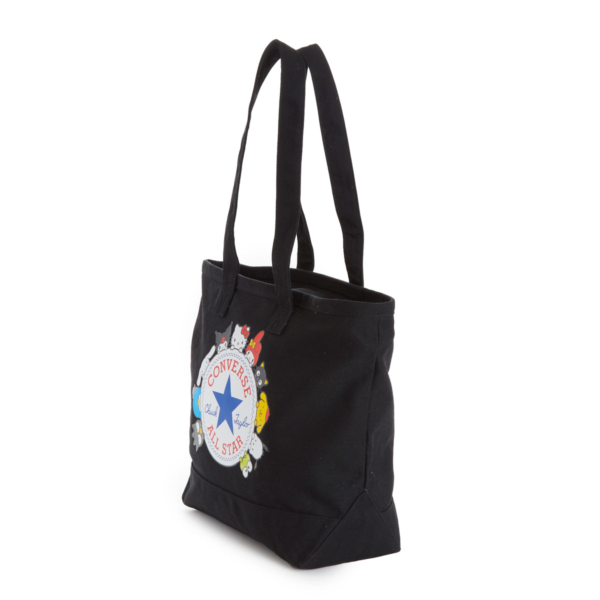 DROPS 4/15-4/20 - Converse x Hello Kitty and Friends Canvas Tote Bag (Black) Bags HADDAD