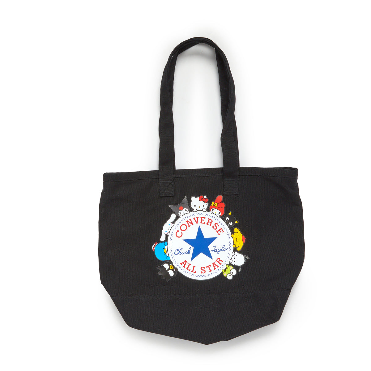 DROPS 4/15-4/20 - Converse x Hello Kitty and Friends Canvas Tote Bag (Black) Bags HADDAD