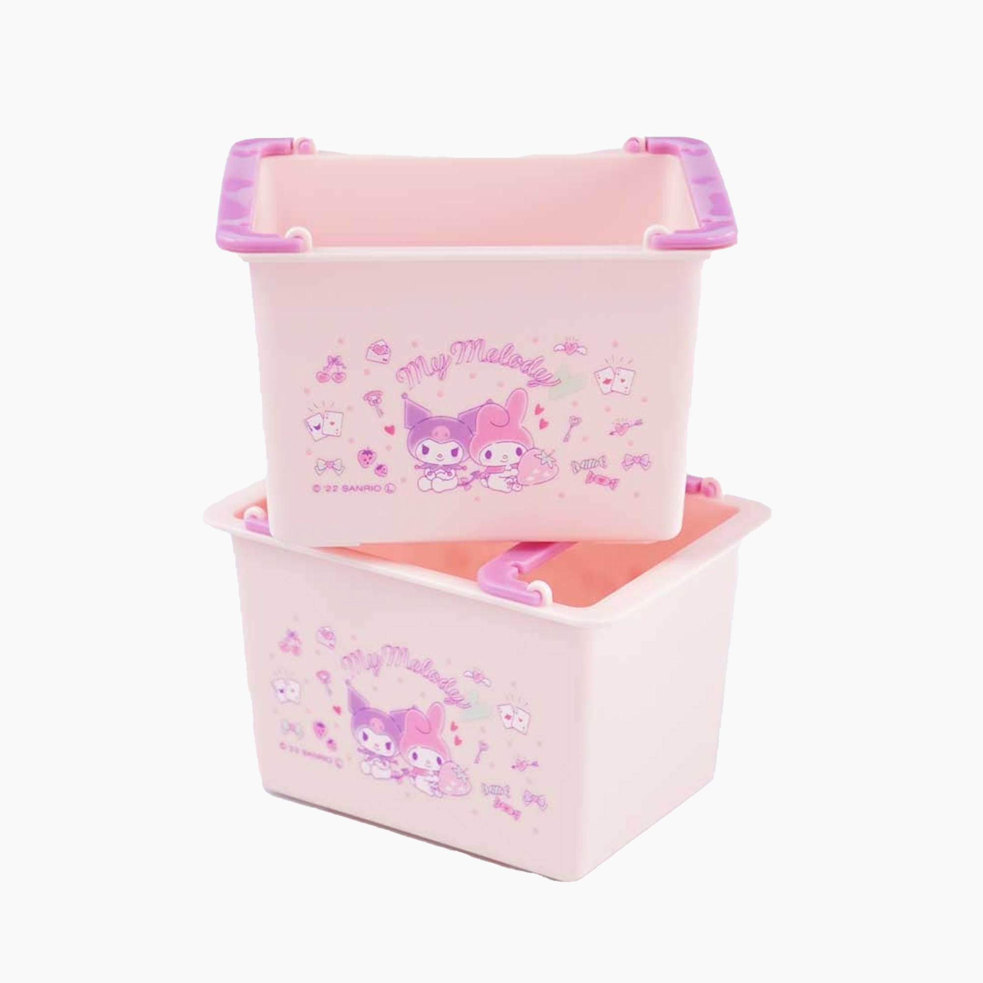 My Melody & Kuromi Stackable Mini Baskets (Set of 2) Home Goods CLEVER IDIOTS   