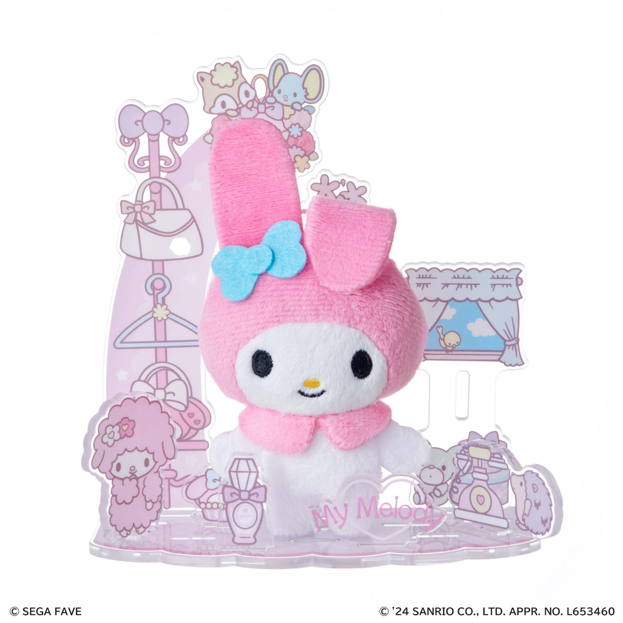 My Melody Mini Plush & Acrylic Stand Set (Nuikatsu Plushie Life Series
