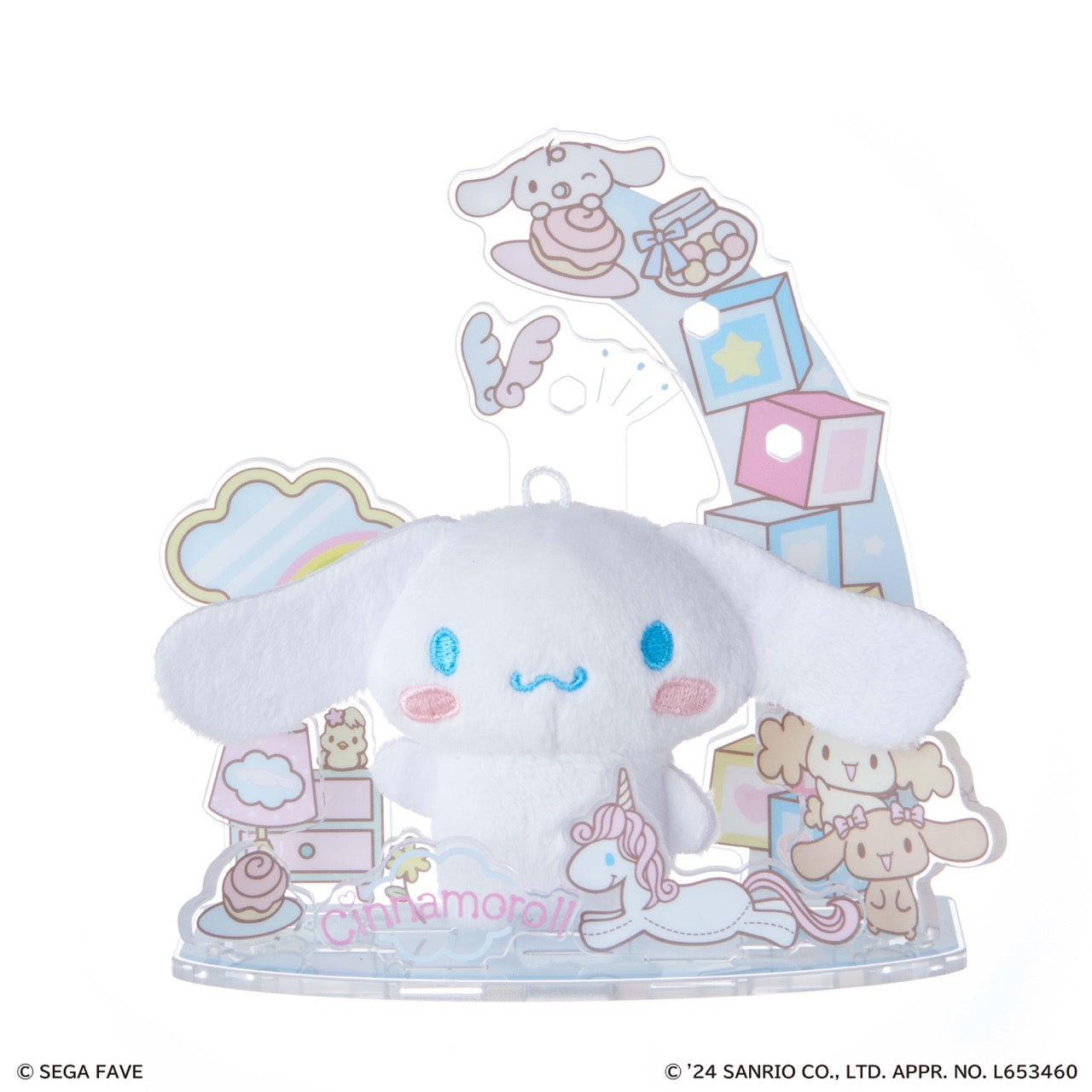 Cinnamoroll Mini Plush & Acrylic Stand Set (Nuikatsu Plushie Life Seri