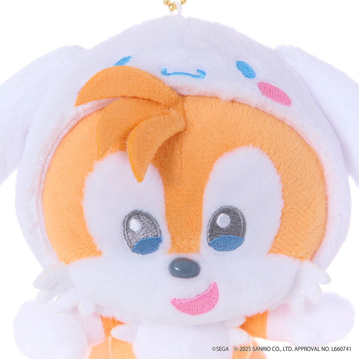 SONIC & FRIENDS x Hello Kitty and Friends Plush Mascot Keychain (Tails x Cinnamoroll) Accessory Sega Fave Corporation