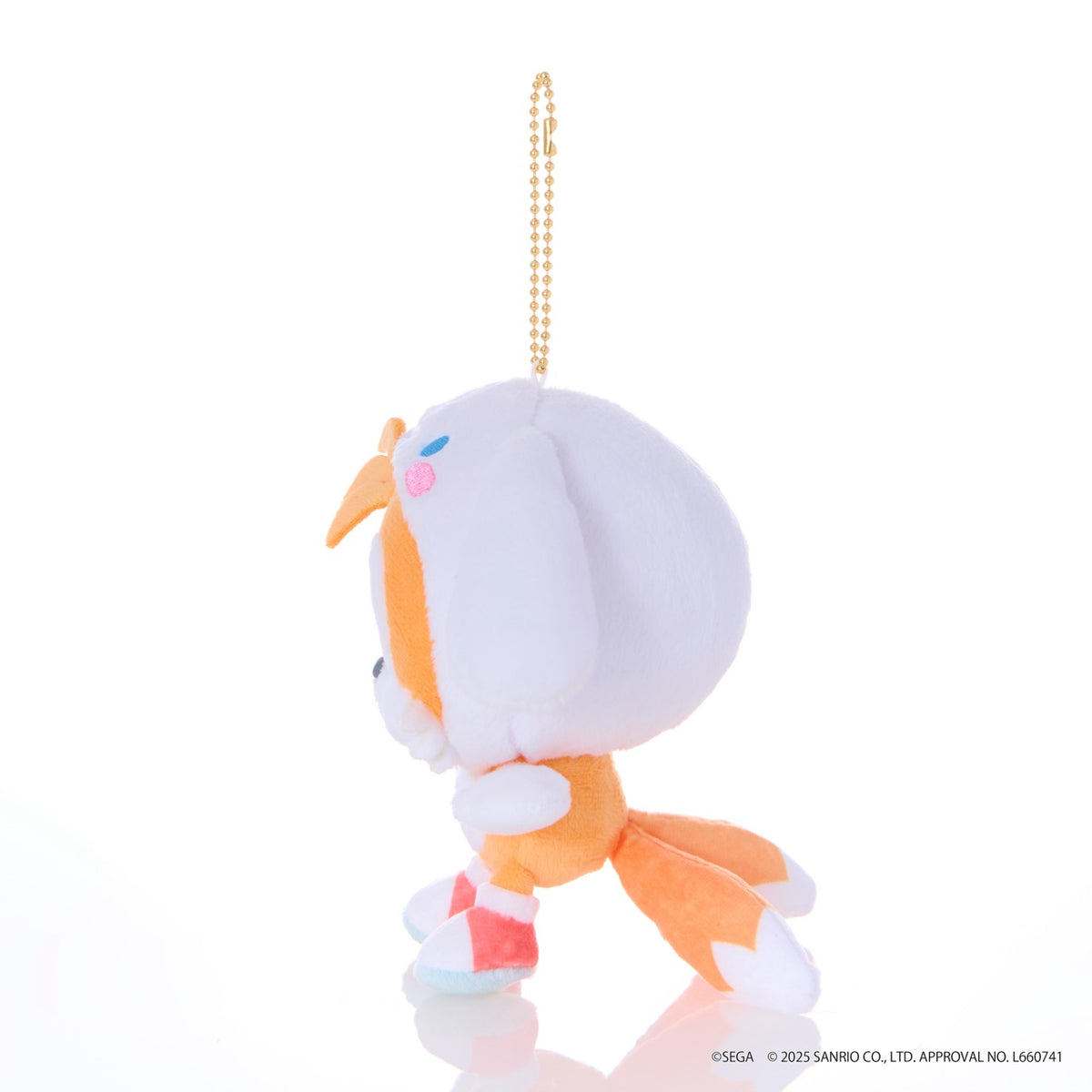 SONIC & FRIENDS x Hello Kitty and Friends Plush Mascot Keychain (Tails x Cinnamoroll) Accessory Sega Fave Corporation