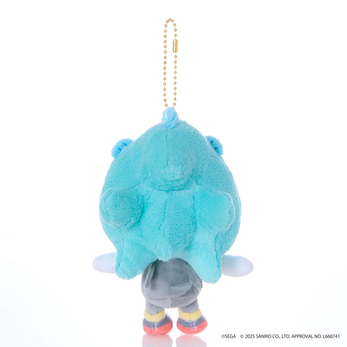 SONIC & FRIENDS x Hello Kitty and Friends Plush Mascot Keychain (Shadow x Hangyodon) Accessory Sega Fave Corporation