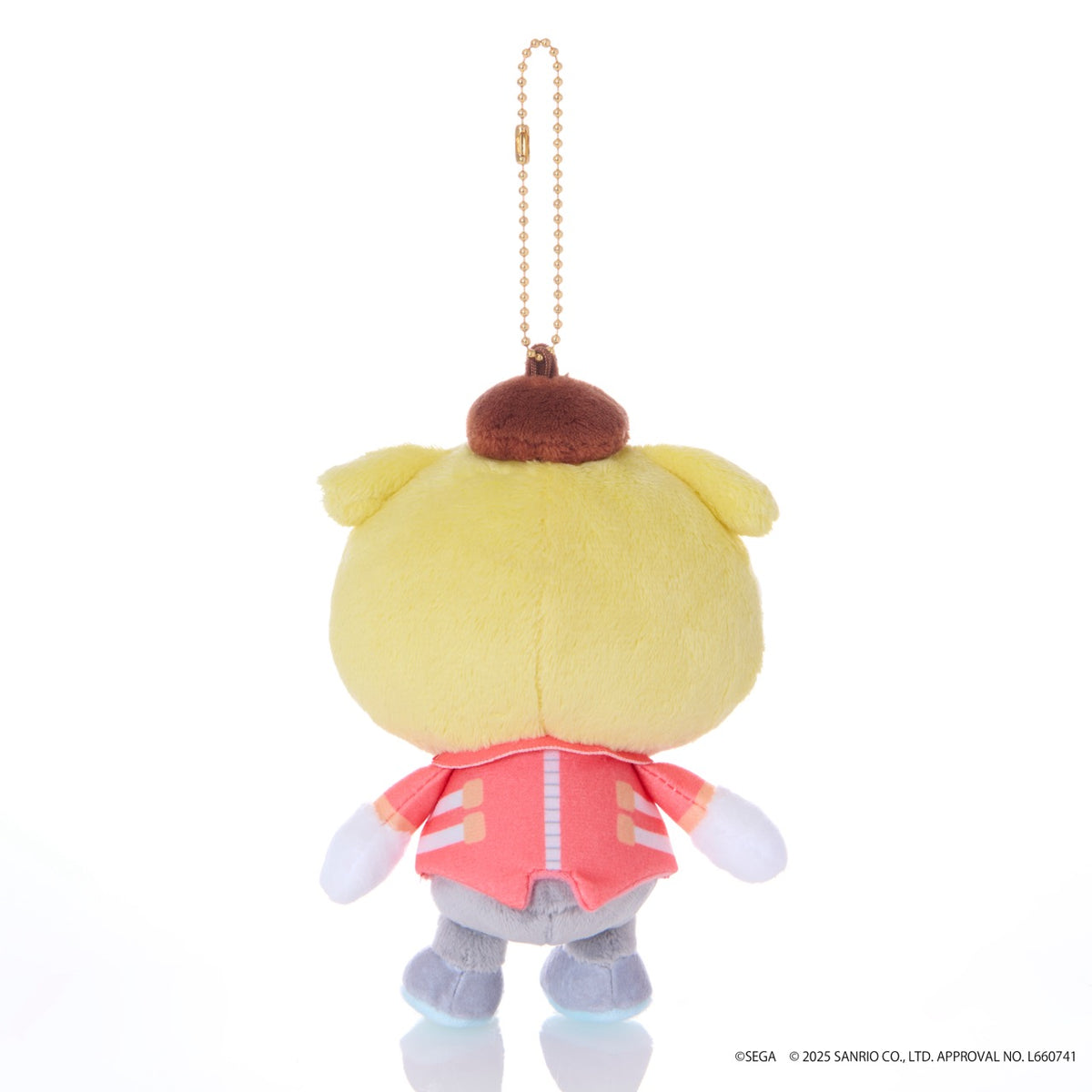 SONIC & FRIENDS x Hello Kitty and Friends Plush Mascot Keychain (Dr. Eggman x Pompompurin) Accessory Sega Fave Corporation
