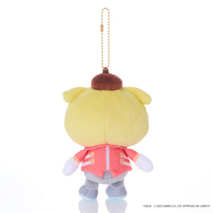 SONIC & FRIENDS x Hello Kitty and Friends Plush Mascot Keychain (Dr. Eggman x Pompompurin) Accessory Sega Fave Corporation