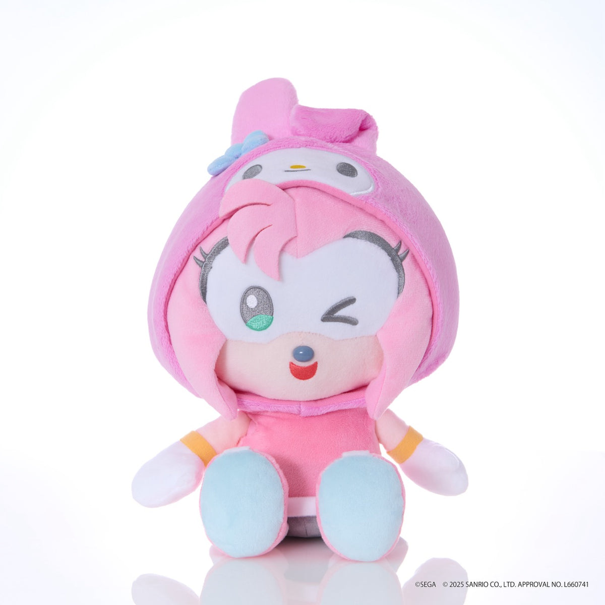 SONIC & FRIENDS x Hello Kitty and Friends 8" Plush (Amy x My Melody) Plush Sega Fave Corporation