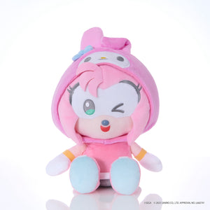 SONIC & FRIENDS x Hello Kitty and Friends 8" Plush (Amy x My Melody) Plush Sega Fave Corporation