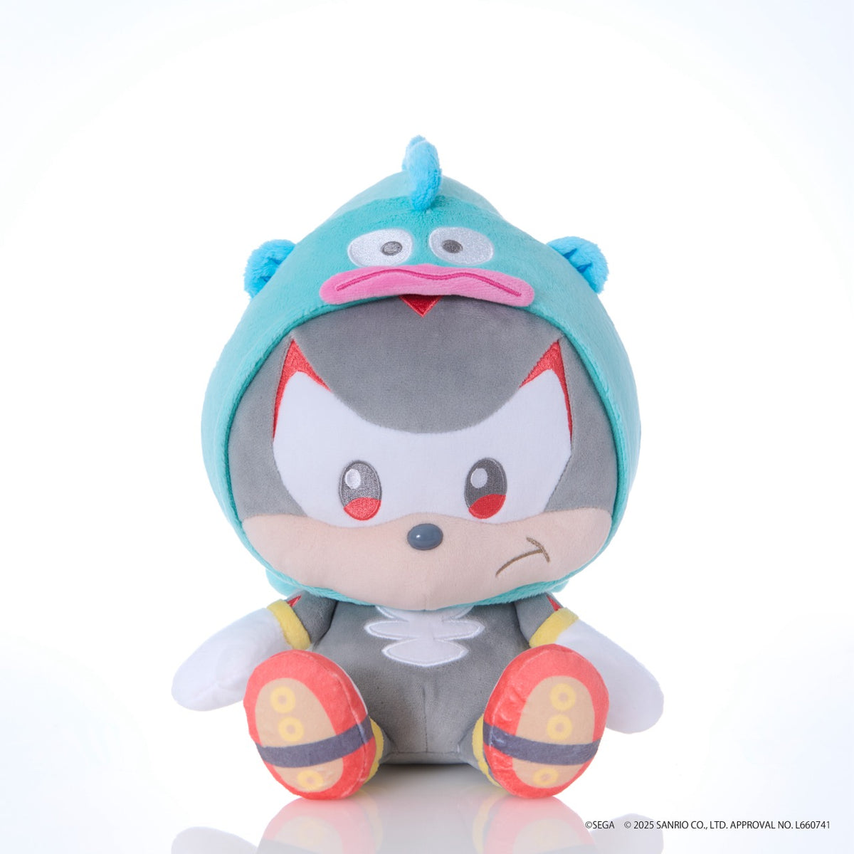SONIC & FRIENDS x Hello Kitty and Friends 8" Plush (Shadow x Hangyodon) Plush Sega Fave Corporation