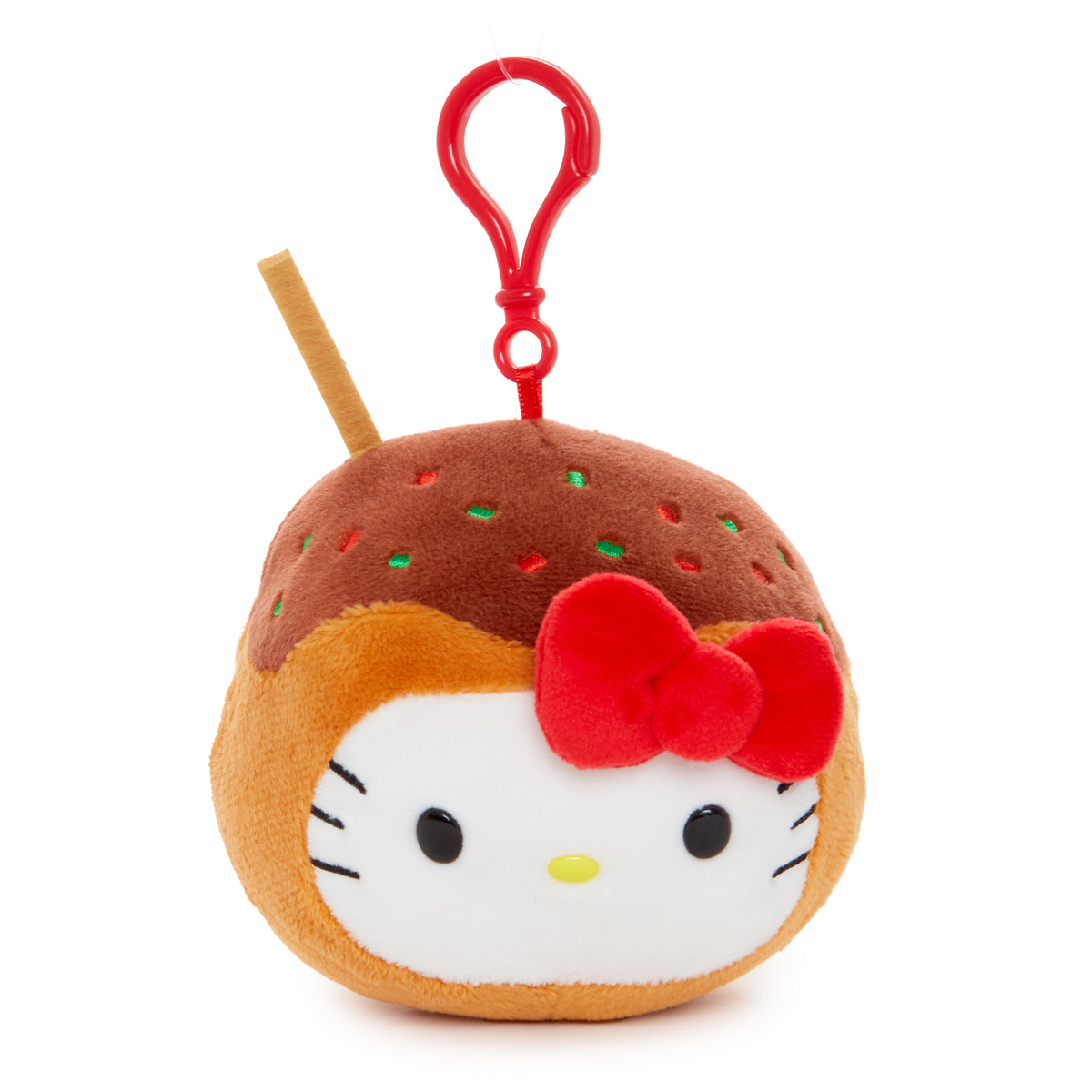 Hello Kitty Takoyaki Plush Mascot Clip Accessory NAKAJIMA CORPORATION