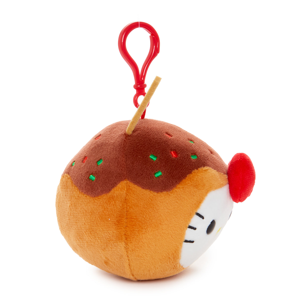Hello Kitty Takoyaki Plush Mascot Clip Accessory NAKAJIMA CORPORATION