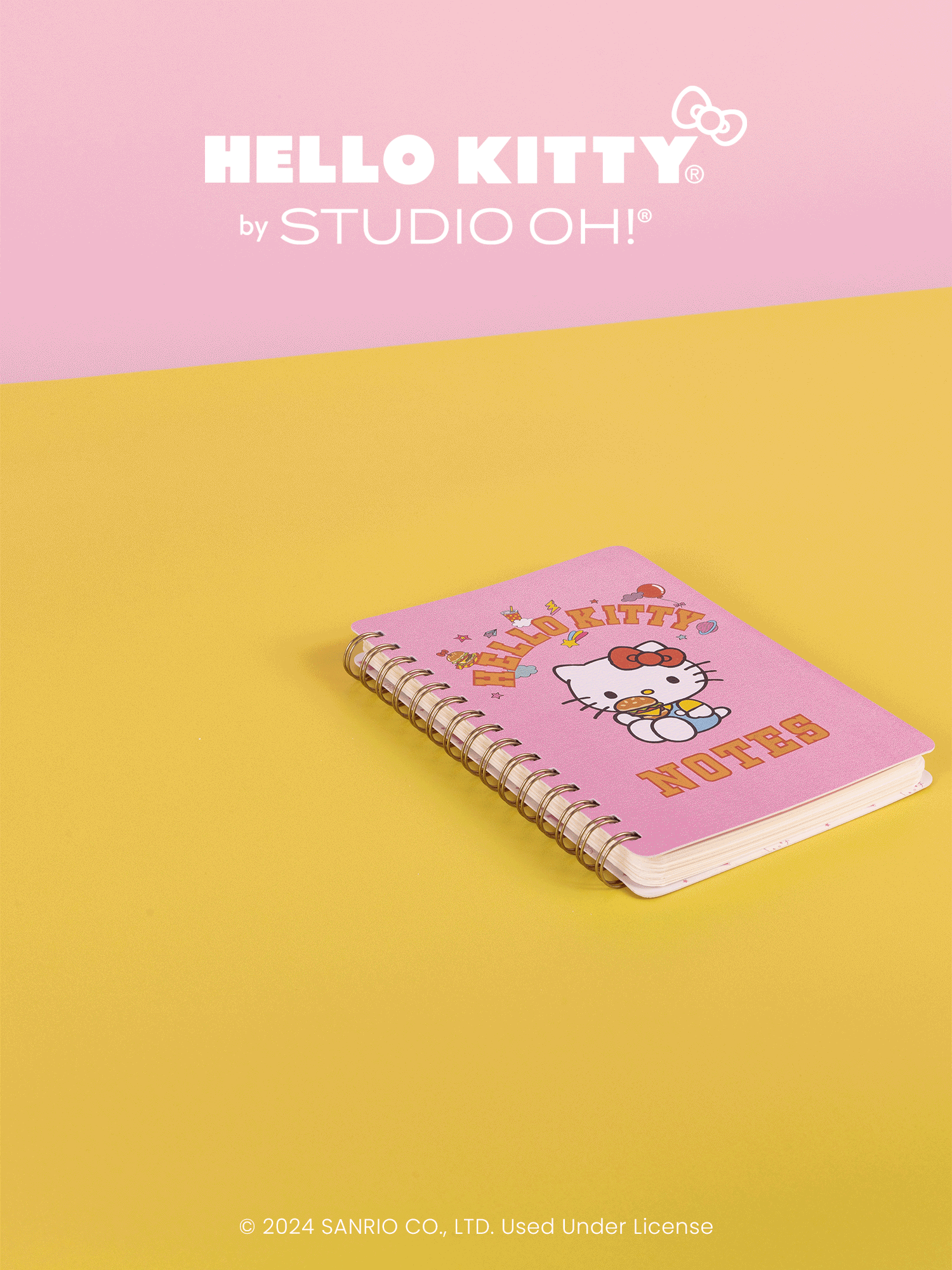 Hello Kitty x Studio Oh! College Letters Agatha Notebook Stationery Studio Oh!   