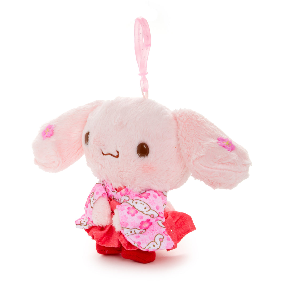 Cinnamoroll Plush Mascot Clip (Spring Kimono Series) Accessory NAKAJIMA CORPORATION