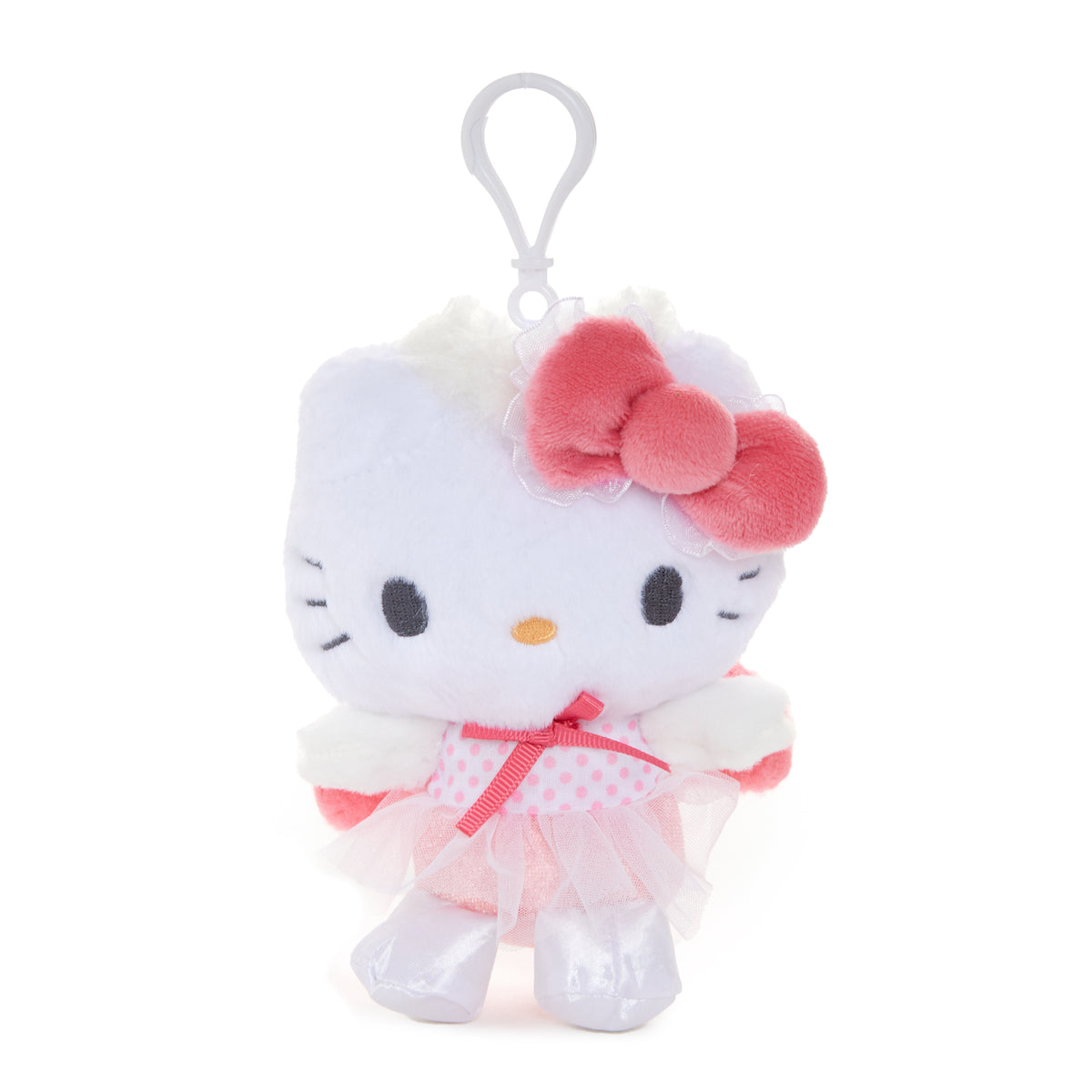 Hello Kitty Plush Mascot Clip (Ballerina Angel Series) Accessory NAKAJIMA CORPORATION