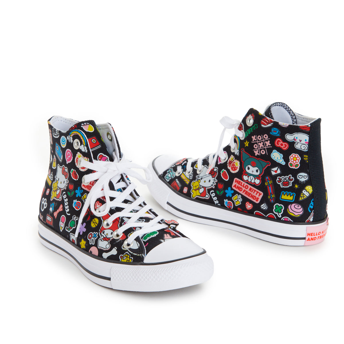 Converse x Hello Kitty and Friends Chuck Taylor All Star Hi-Top Sneaker (Adult - Black) Shoes CONVERSE