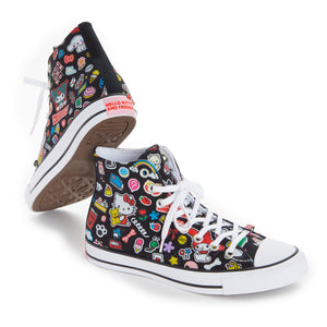 Converse x Hello Kitty and Friends Chuck Taylor All Star Hi-Top Sneaker (Adult - Black) Shoes CONVERSE