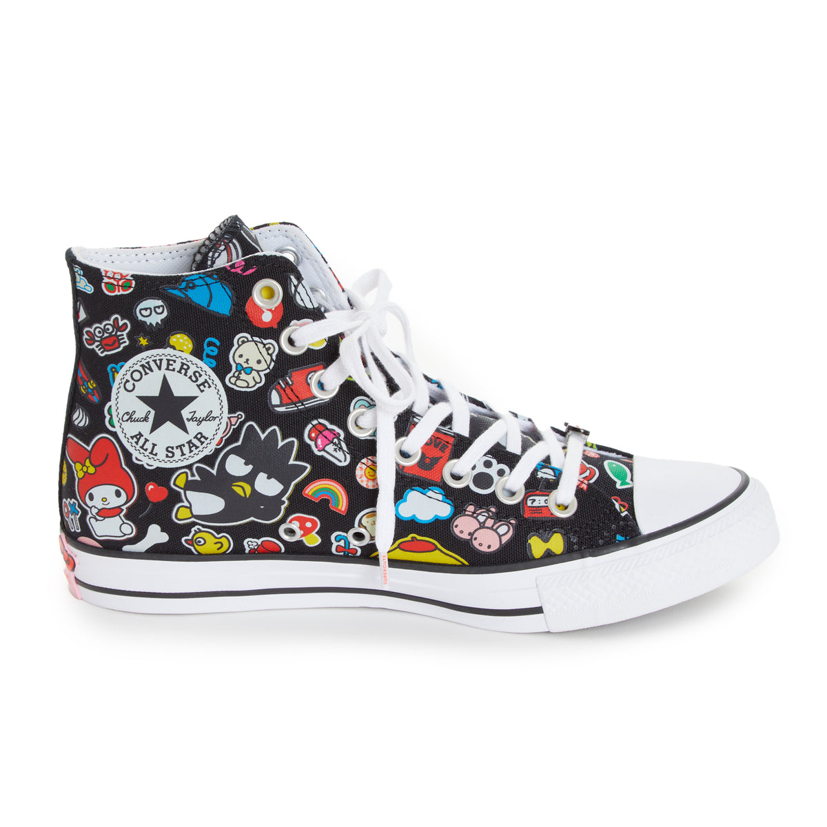 Converse x Hello Kitty and Friends Chuck Taylor All Star Hi-Top Sneaker (Adult - Black) Shoes CONVERSE