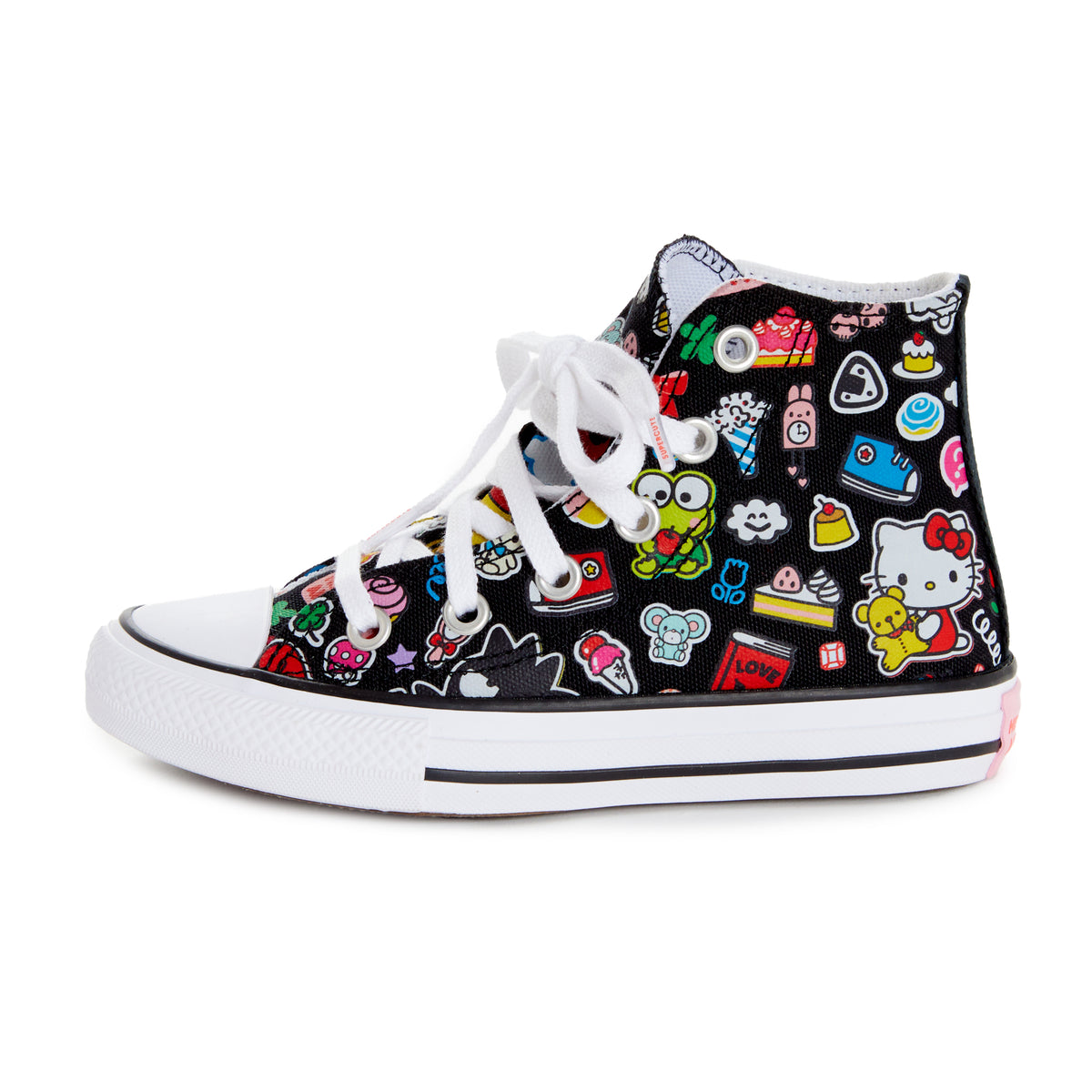Converse x Hello Kitty and Friends Chuck Taylor All Star Hi-Top Sneaker (Kids - Black) Shoes CONVERSE