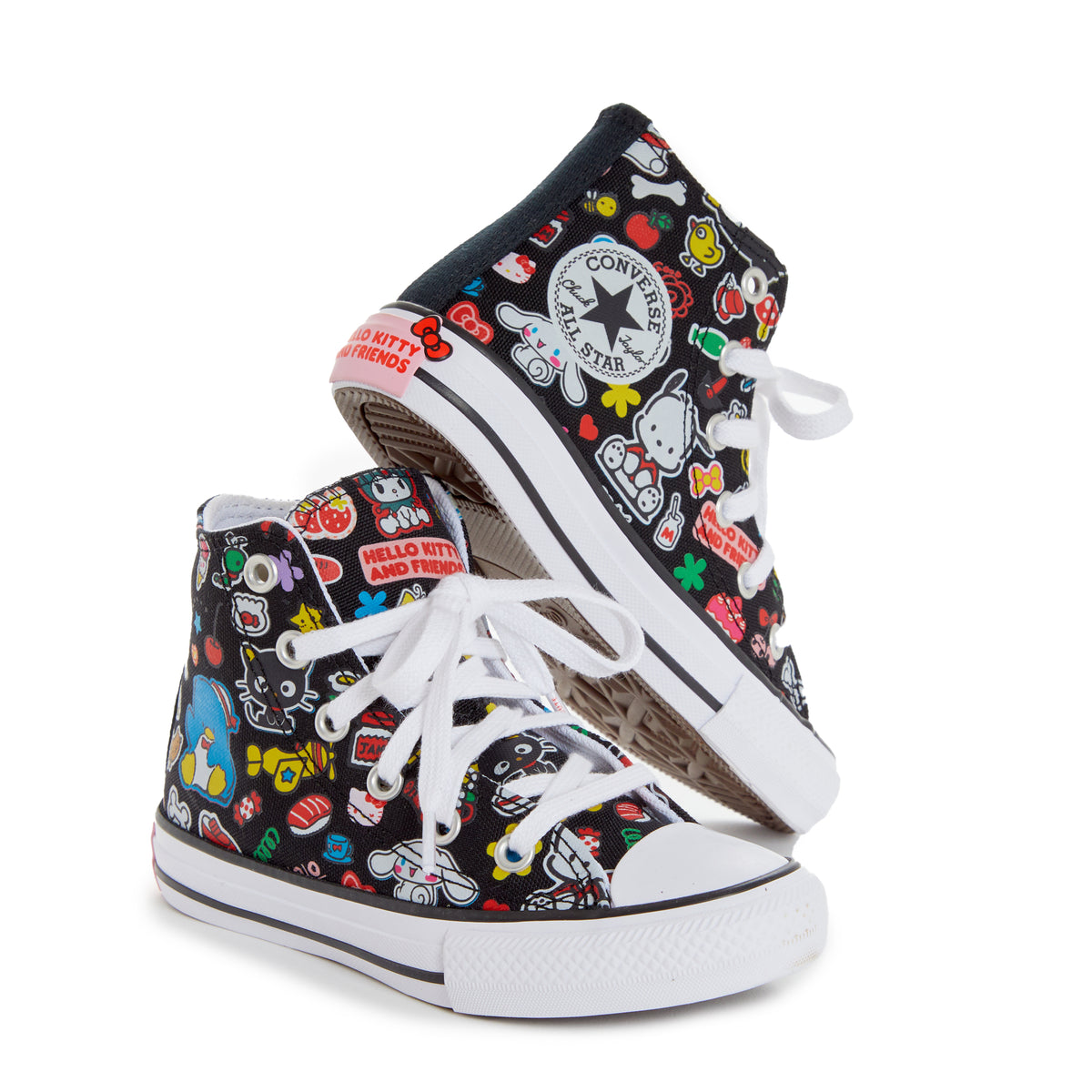 Converse x Hello Kitty and Friends Chuck Taylor All Star Hi-Top Sneaker (Kids - Black) Shoes CONVERSE