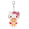 Hello Kitty Plush Mascot Keychain (Red Gingham) Plush NAKAJIMA CORPORATION