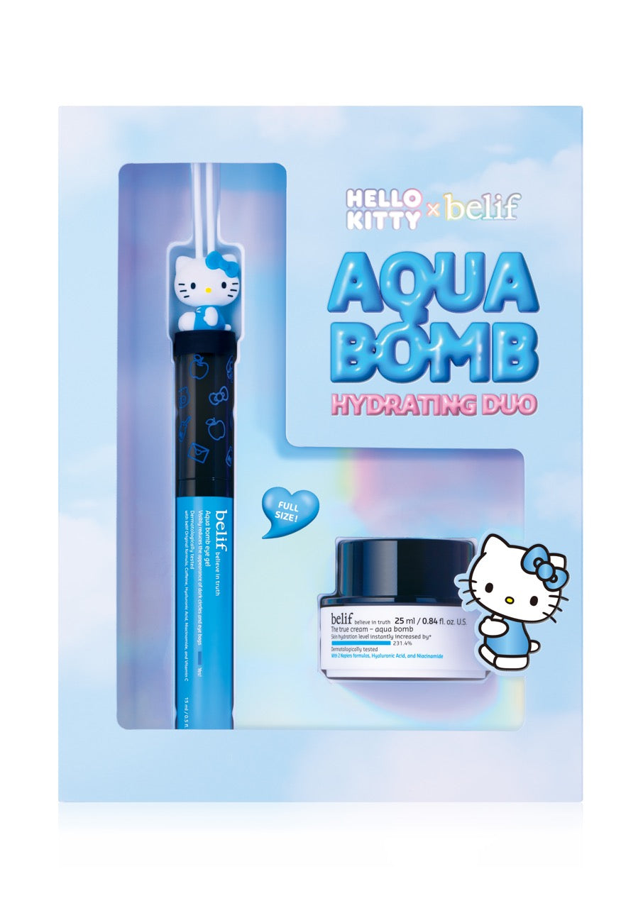 Hello Kitty x Belif Aqua Bomb Hydrating Duo Beauty LG H&H USA Inc