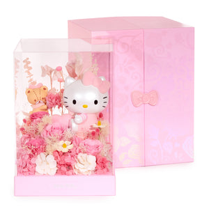 Hello Kitty Preserved Flower XL Figurine (Heartbeat - Heartfelt Gift Series) Home Goods Mascot Fun Inc