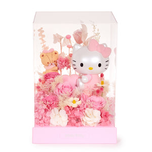 Hello Kitty Preserved Flower XL Figurine (Heartbeat - Heartfelt Gift Series) Home Goods Mascot Fun Inc