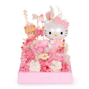 Hello Kitty Preserved Flower XL Figurine (Heartbeat - Heartfelt Gift Series) Home Goods Mascot Fun Inc
