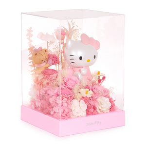 Hello Kitty Preserved Flower XL Figurine (Heartbeat - Heartfelt Gift Series) Home Goods Mascot Fun Inc