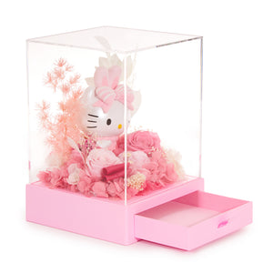 Hello Kitty Preserved Flower L Figurine (Sweet Encounter - Heartfelt Gift Series) Home Goods Mascot Fun Inc