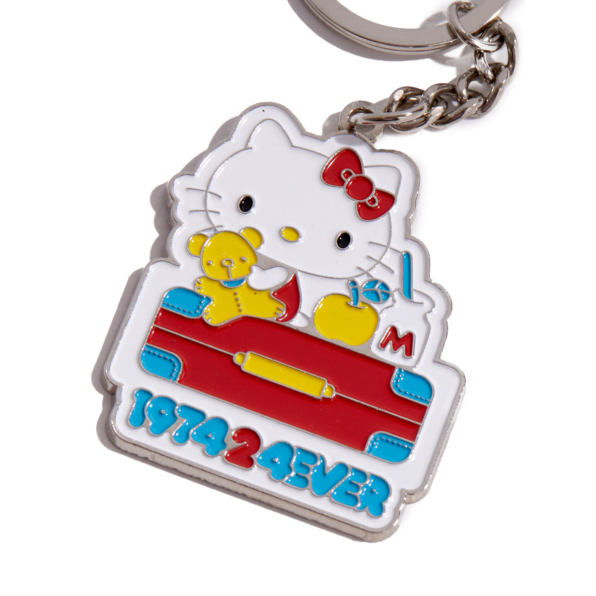 Hello Kitty Friends Around The World 45th Anniversary Enamel Keychain Accessory JACK NADEL   