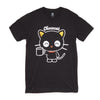 Chococat Adult Mug Tee (Black) Apparel Mad Engine Global LLC