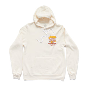 Pompompurin Adult Cozy Club Hoodie (Ivory) Apparel Mad Engine Global LLC