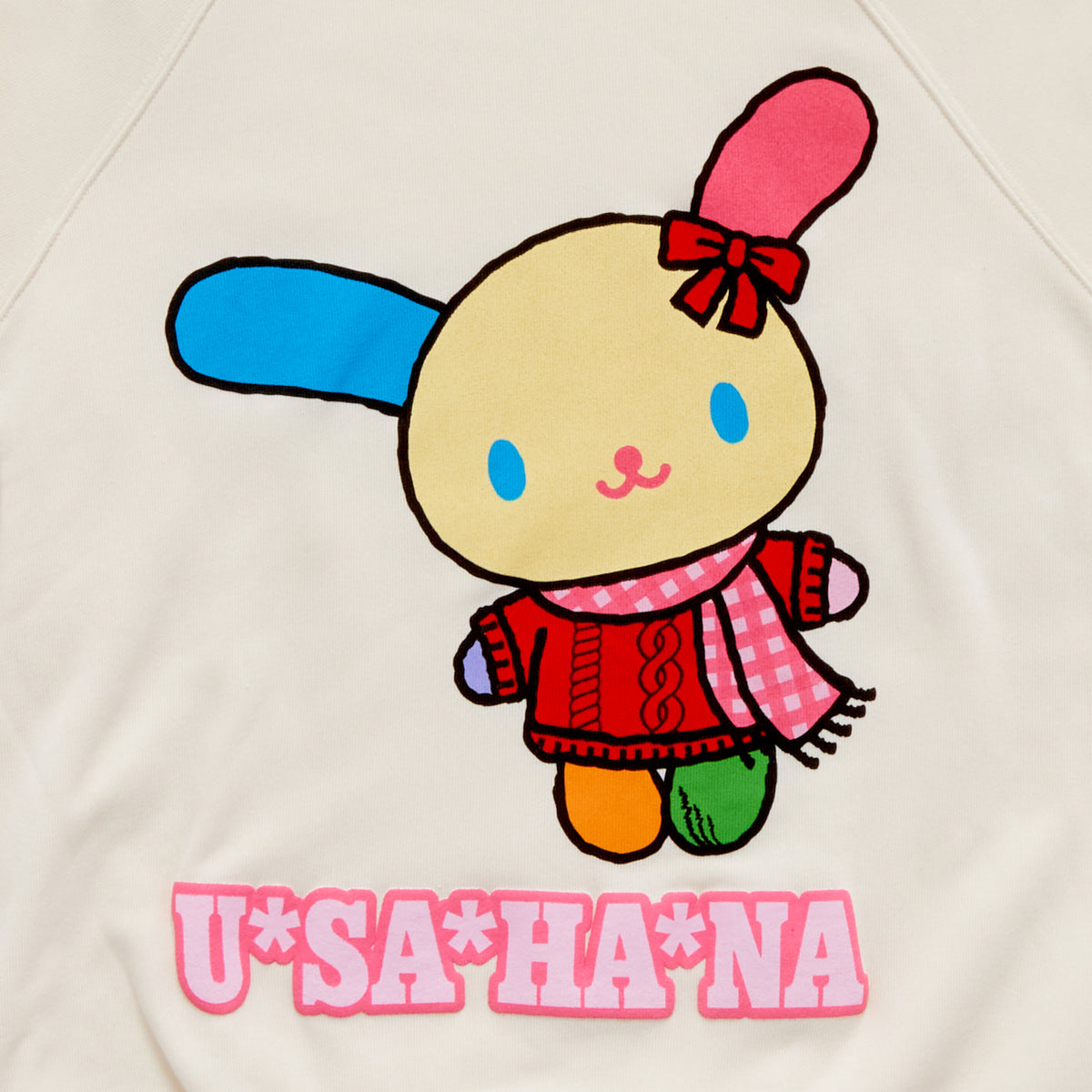 U*SA*HA*NA Adult Cozy Crewneck (Ivory) Apparel Mad Engine Global LLC