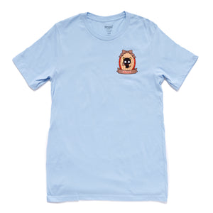 Chococat Adult Thankful For Friends Tee (Light Blue) Apparel Mad Engine Global LLC