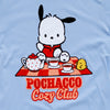 Pochacco Adult Cozy Club Tee (Light Blue) Apparel Mad Engine Global LLC