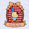U*SA*HA*NA Adult Bow & Plaid Tee (White) Apparel Mad Engine Global LLC